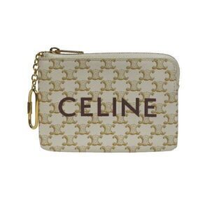 Celine Triomphe Canvas Coin Case
